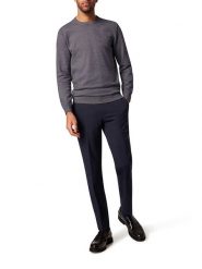 Pierre Cardin Sweter w kolorze czarno-szarym rozmiar: L. Niebieskie swetry nierozpinane Pierre Cardin, l, bez wzorów, z bawełny, bez kołnierzyka, bez ramiączek. Za 162.49 zł.