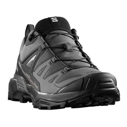 Buty trekkingowe męskie Salomon X Ultra 360. Czarne buty trekkingowe Salomon, bez wzorów, z materiału, bez zapięcia, trekkingowe. Za 555.00 zł.