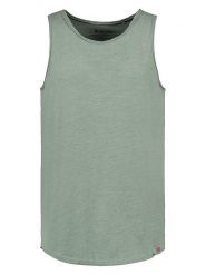 Sublevel Top w kolorze miętowym rozmiar: L. Zielone bezrękawniki Sublevel, l, bez wzorów, z bawełny, bez kołnierzyka, bez ramiączek. Za 43.99 zł.