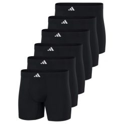 Bokserki Active Micro Tech 6 pak. Czarne bokserki Adidas, m, bez wzorów, z materiału. Za 333.00 zł.