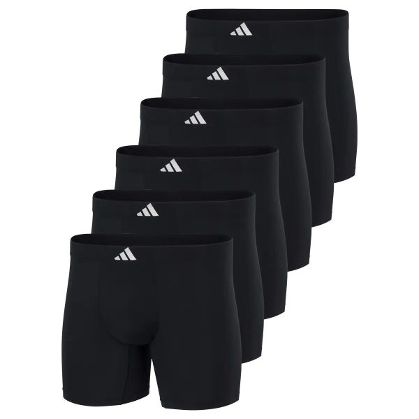 Bokserki Active Micro Tech 6 pak. Czarne bokserki Adidas, m, bez wzorów, z materiału. Za 333.00 zł.