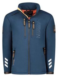 Geographical Norway Kurtka softshellowa "Richywood" w kolorze niebieskim rozmiar: L. Niebieskie kurtki outdoor i hardshell Geographical Norway, l, bez wzorów, bez kaptura. Za 267.92 zł.