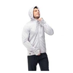 Bluza Męska Cross Idrisan Z Pełnym Zamkiem Błyskawicznym. Szare bluzy z kapturem IQ, l, bez wzorów, z bawełny, z kapturem. Za 239.99 zł.