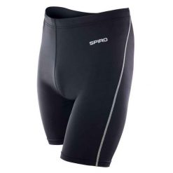 Męskie Spodenki Bodyfit Base Layer. Czarne szorty SPIRO, m, bez wzorów. Za 86.99 zł.