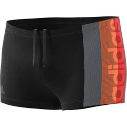 Kąpielówki w kolorze czarno-szaro-czerwonym. Kąpielówki adidas Swim. W wyprzedaży za 64.95 zł.