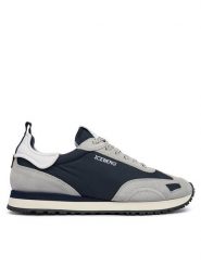 Iceberg Sneakersy Fondo IU185302 Granatowy. Niebieskie buty sportowe casual ICEBERG, bez wzorów, z materiału, bez zapięcia. Za 1,039.00 zł.