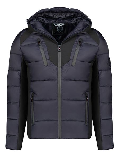 Geographical Norway Kurtka zimowa "Bastian" w kolorze granatowym rozmiar: S. Niebieskie kurtki Geographical Norway, na zimę, s, bez wzorów, bez kaptura. Za 292.89 zł.