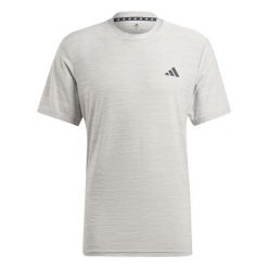 Rozciągliwa koszula adidas Essentials. Szare koszule Adidas, s, bez wzorów, z materiału, bez kołnierzyka, bez ramiączek. Za 124.95 zł.