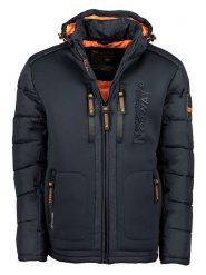 Geographical Norway Kurtka zimowa "Beachwood" w kolorze granatowym rozmiar: S. Niebieskie kurtki Geographical Norway, na zimę, s, bez wzorów, bez kaptura. Za 280.79 zł.