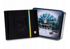 Portfel skórzany Peterson [DH] PTN 1517-P-UP UA-BLA czarny. Czarne portfele Peterson, bez wzorów, z nubiku. Za 104.00 zł.