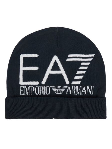 EA7 Emporio Armani Czapka 7X000006 AF11994 MB005 Niebieski. Niebieskie czapki zimowe EA7 Emporio Armani, bez wzorów. Za 149.99 zł.