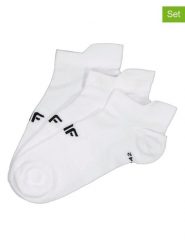 4F Skarpety (3 pary) w kolorze białym rozmiar: 39-42. Białe skarpety 4F, bez wzorów. Za 28.38 zł.