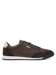 BOSS Sneakersy Nitan 50573552 Brązowy. Brązowe buty sportowe casual Boss, bez wzorów, ze skóry, bez zapięcia. Za 699.99 zł.