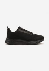 Czarne Buty Sportowe Sneakersy Ozdobione Tłoczeniem Sarivara. Czarne buty sportowe casual Born2be, bez wzorów, z jeansu, bez zapięcia. W wyprzedaży za 71.99 zł.