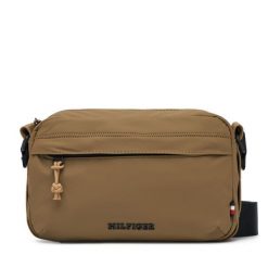 Saszetka Tommy Hilfiger. Brązowe saszetki i nerki Tommy Hilfiger, bez wzorów. Za 279.99 zł.