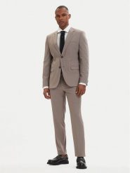 HUGO Garnitur Arti-Hesten 50544524 Brązowy jasny Extra Slim Fit. Brązowe garnitury Hugo, m, bez wzorów, z syntetyku. Za 1,849.00 zł.