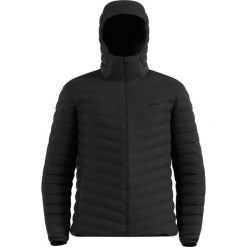 Kurtka puchowa Odlo Jacket insulated X-ALP PACKABLE DOWN. Czarne kurtki ODLO, bez wzorów, z puchu, bez kaptura. Za 1,169.99 zł.