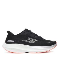 Buty do biegania Skechers. Czarne buty do biegania Skechers, bez wzorów, bez zapięcia, do biegania. Za 499.99 zł.