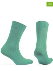 Norfolk Skarpety (3 pary) w kolorze zielonym rozmiar: L. Zielone skarpety Norfolk, bez wzorów, z materiału. Za 65.99 zł.