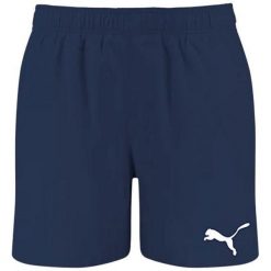 Spodenki Kąpielowe Męskie 1P M 935088 01. Niebieskie kąpielówki Puma, m, bez wzorów, krótkie. Za 178.99 zł.