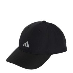 Czapka Z Daszkiem Running Essential Climacool 6 Panel. Czarne czapki z daszkiem Adidas, bez wzorów. Za 109.00 zł.