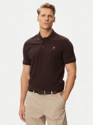 Beverly Hills Polo Club Polo P-SS26M-P4501247 Brązowy ciemny Regular Fit. Brązowe koszulki polo Beverly Hills Polo Club, m, bez wzorów, z bawełny, bez kołnierzyka, bez ramiączek. Za 229.99 zł.