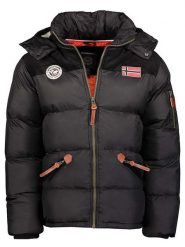 Geographical Norway Kurtka zimowa "Celian" w kolorze czarnym rozmiar: XL. Czarne kurtki Geographical Norway, na zimę, xl, bez wzorów, bez kaptura. Za 322.73 zł.