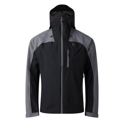 Męska wodoodporna kurtka turystyczna z kapturem Torrek III. Czarne kurtki Dare 2B, m, bez wzorów, z poliesteru, z kapturem. W wyprzedaży za 469.50 zł.