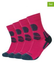 Camano Skarpety (4 pary) w kolorze różowym rozmiar: 35-38. Różowe skarpety camano, bez wzorów, prążkowane. Za 43.99 zł.