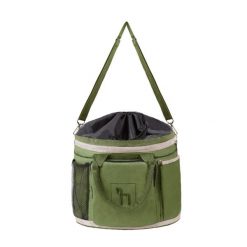 Torba do groomingu Horze Sandnes. Zielone torby na ramię HORZE, bez wzorów, z poliesteru, na ramię, duże, bez dodatków. Za 169.00 zł.