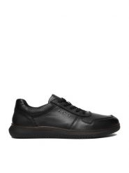 Rieker Półbuty CEO-10407-00 Czarny. Czarne eleganckie półbuty Rieker, bez wzorów, ze skóry, bez obcasa, bez zapięcia. Za 429.99 zł.