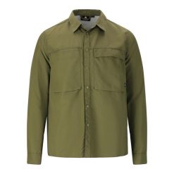 Koszula trekkingowa męska Whistler Elm. Zielone koszule WHISTLER, m, bez wzorów, bez kołnierzyka, bez ramiączek. Za 224.99 zł.