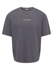 ONLY & SONS Koszulka "Caspian" w kolorze szarym rozmiar: XXL. Szare bezrękawniki Only & Sons, xxl, bez wzorów, bez kołnierzyka, bez ramiączek. Za 82.95 zł.