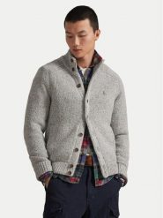 Polo Ralph Lauren Kardigan 710979109002 Szary Regular Fit. Szare swetry rozpinane Polo Ralph Lauren, m, bez wzorów, z wełny, bez kołnierzyka, bez ramiączek. Za 1,199.00 zł.