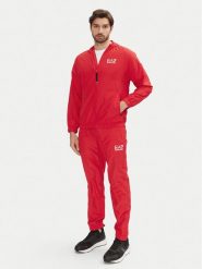 EA7 Emporio Armani Dres 8NPV08 PN4HZ 1451 Czerwony Regular Fit. Czerwone komplety dresowe EA7 Emporio Armani, l, bez wzorów, z dresówki, bez ramiączek. Za 439.99 zł.