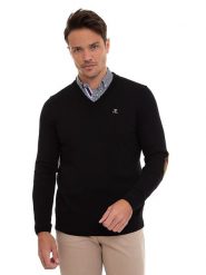SIR RAYMOND TAILOR Sweter "Los Angeles" w kolorze czarnym rozmiar: XL. Czarne swetry nierozpinane Sir Raymond Tailor, xl, bez wzorów, z bawełny, bez kołnierzyka, bez ramiączek. Za 180.45 zł.