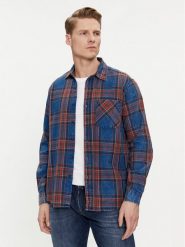 Replay Koszula M4095A.000.52612 Niebieski Regular Fit. Niebieskie koszule Replay, m, bez wzorów, z bawełny, bez kołnierzyka, bez ramiączek. Za 399.99 zł.