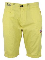 Peak Mountain Szorty w kolorze żółtym rozmiar: M. Żółte szorty Peak Mountain, m, bez wzorów, z bawełny. Za 82.99 zł.