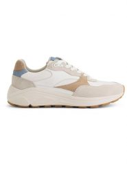 TRAVELIN' Skórzane sneakersy "Romsey" w kolorze biało-beżowym rozmiar: 46. Białe buty sportowe casual Travelin', bez wzorów, bez zapięcia. Za 347.99 zł.