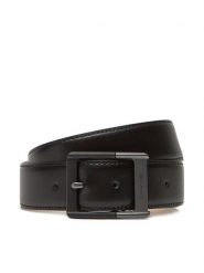 Calvin Klein Pasek Męski Classic Buckle Belt 38Mm LV04D7012G Czarny. Czarne paski CALVIN KLEIN, bez wzorów, ze skóry. Za 259.99 zł.