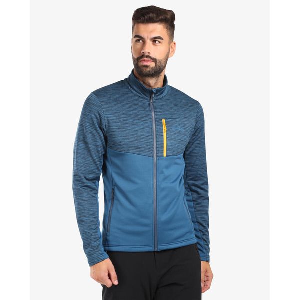 Męska elastyczna warstwa środkowa Kilpi ERIN-M. Niebieskie bluzy Kilpi, na zimę, m, bez wzorów, z materiału, bez kaptura. Za 256.81 zł.