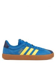 Adidas Sneakersy VL Court 3.0 JP5286 Niebieski. Niebieskie buty sportowe casual Adidas, bez wzorów, ze skóry, bez zapięcia. Za 219.99 zł.