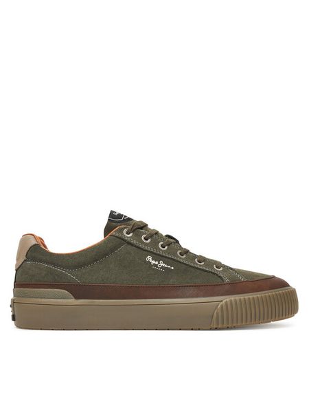 Pepe Jeans Sneakersy Ben Evolution M PMS300001 Khaki. Brązowe buty sportowe casual Pepe Jeans, bez wzorów, z jeansu, bez zapięcia. Za 359.99 zł.