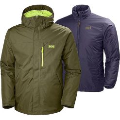 Kurtka funkcyjna 3w1 w kolorze oliwkowo-granatowym. Kurtki Helly Hansen. W wyprzedaży za 373.95 zł.