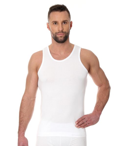 Podkoszulek męski bawełniany Brubeck COMFORT COTTON. Czarne podkoszulki Brubeck, l, bez wzorów, z bawełny, bez ramiączek. Za 54.99 zł.