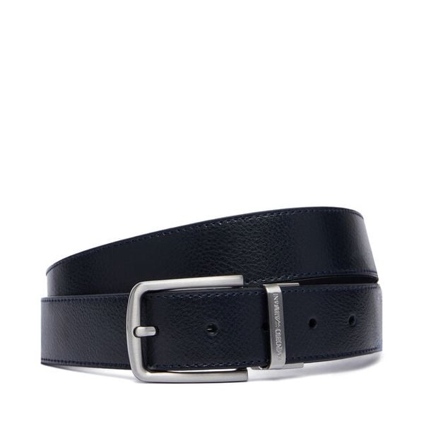 Pasek Emporio Armani. Niebieskie paski Emporio Armani, bez wzorów. Za 569.99 zł.