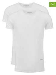 McGregor Koszulki (2 szt.) w kolorze białym rozmiar: XL. Białe bezrękawniki McGregor, xl, bez wzorów, bez kołnierzyka, bez ramiączek. Za 88.95 zł.