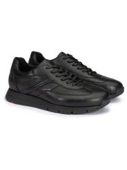 LLOYD Skórzane sneakersy "Allary" w kolorze czarnym rozmiar: 43. Czarne buty sportowe casual Lloyd, bez wzorów, ze skóry, bez zapięcia. Za 382.13 zł.