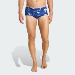 Kąpielówki Ripstream Team Graphic Swim Wide Trunks. Niebieskie kąpielówki Adidas, l, bez wzorów. Za 149.00 zł.