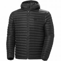 Kurtka uniwersalna męska Helly Hansen Sirdal Hooded Insulator Jacket. Czarne kurtki Helly Hansen, m, bez wzorów, z syntetyku, z kapturem. Za 843.00 zł.